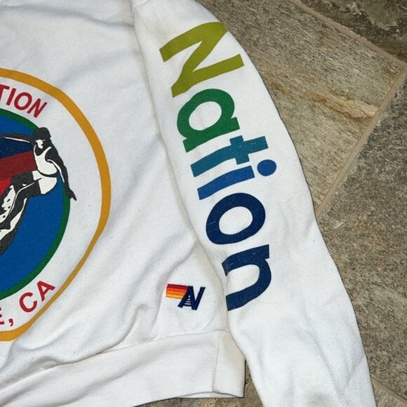 Aviator Nation White Cropped Crewneck in size XS - Picture 4 of 6